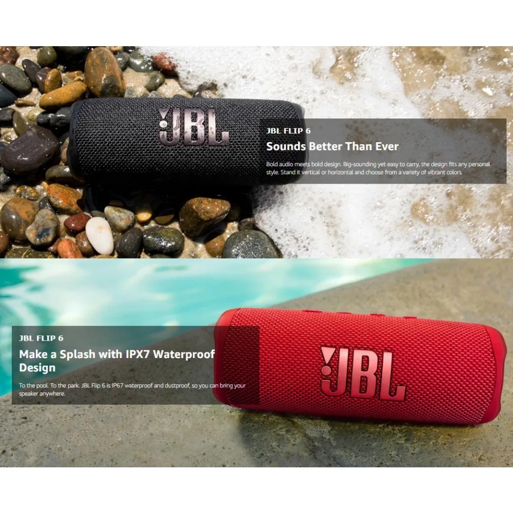 JBL FLIP6 Bluetooth Loudspeake - огляд і ціна Jbl Speaker Flip 6