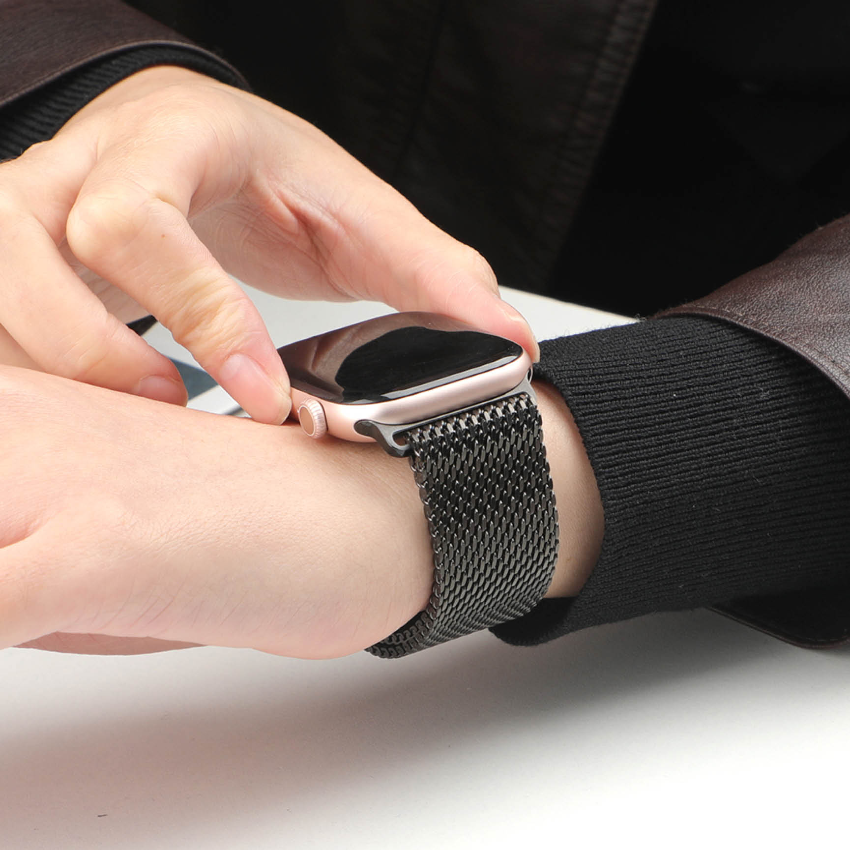 Thick Metal Strap for Apple Wa - огляд і ціна Mesh Coil Strip